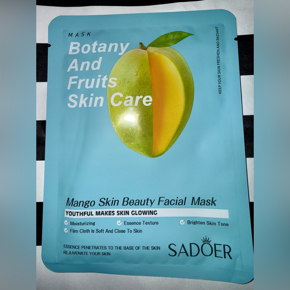 💛 Sadoer 🥭 Mango Skin Beauty Facial Mask - Juicy Pack!